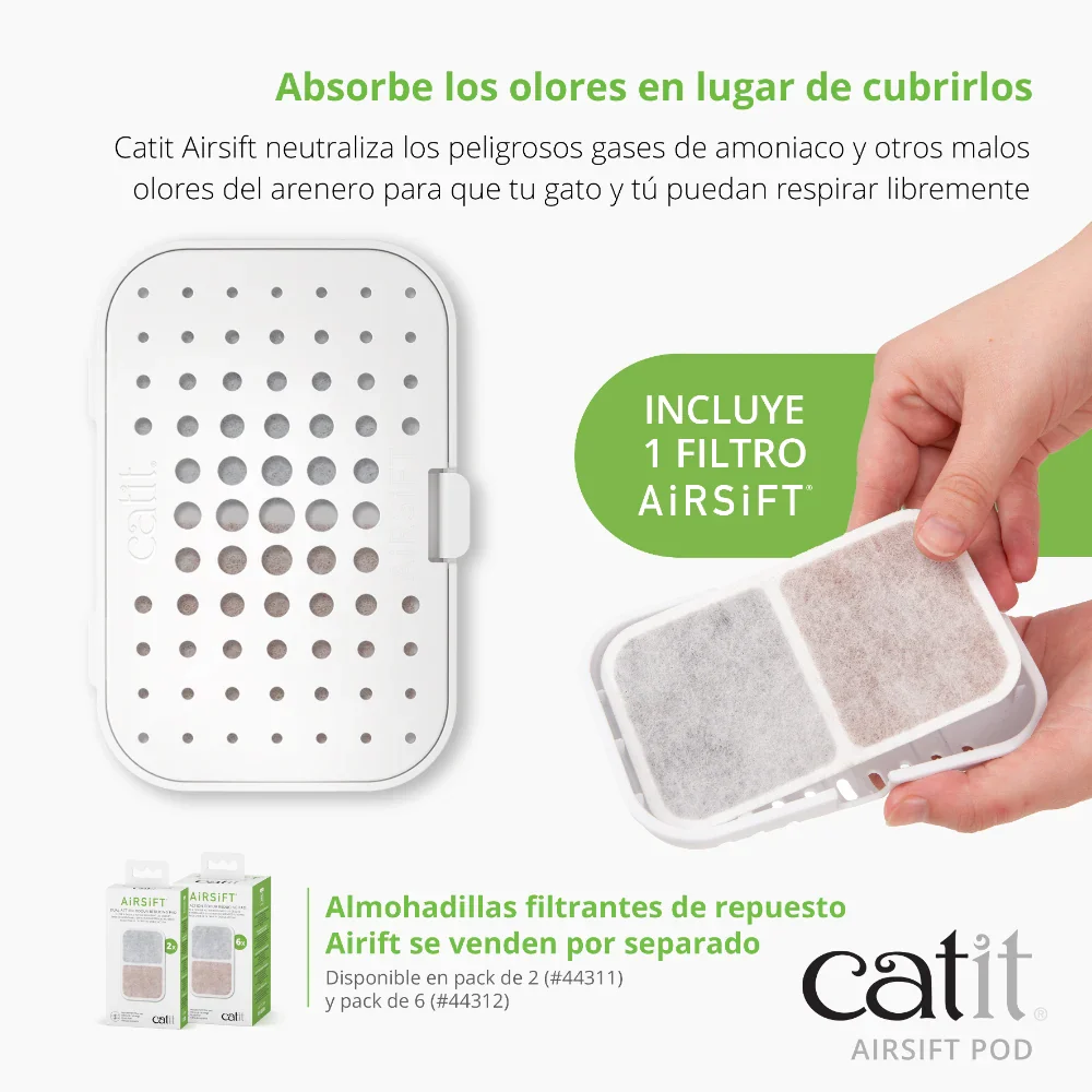 AirSift Pod - Soporte y almohadilla reductora de olores - Image 3