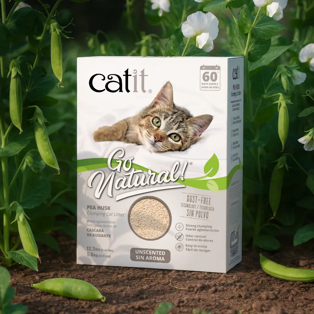Arena para Gatos Aglomerante de Cáscara de Guisante Go Natural - Image 15