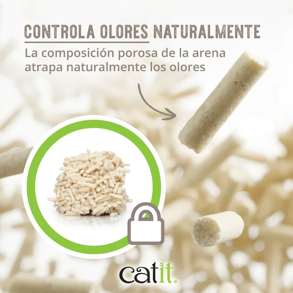Arena para Gatos Aglomerante de Cáscara de Guisante Go Natural - Image 4