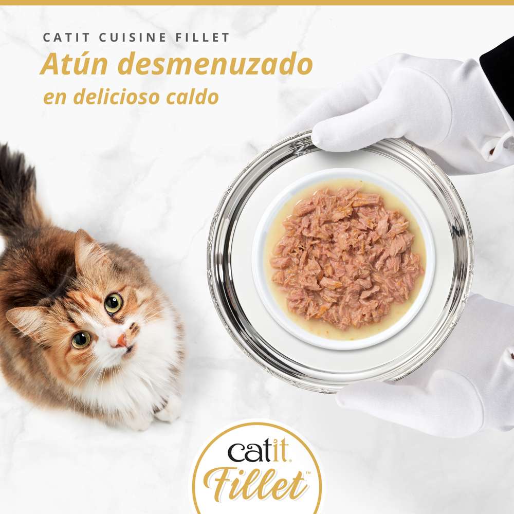 Atún desmenuzado para gatos Catit Cuisine Fillet - Image 14