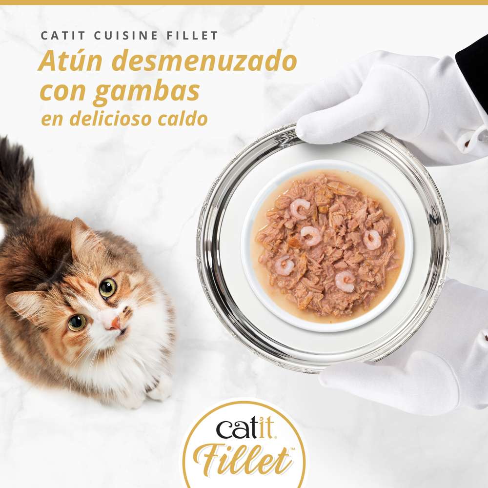 Atún desmenuzado para gatos Catit Cuisine Fillet - Image 17