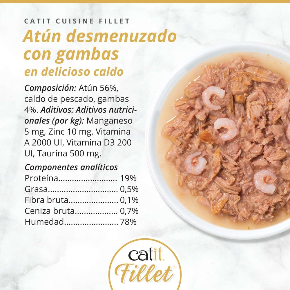 Atún desmenuzado para gatos Catit Cuisine Fillet - Image 18
