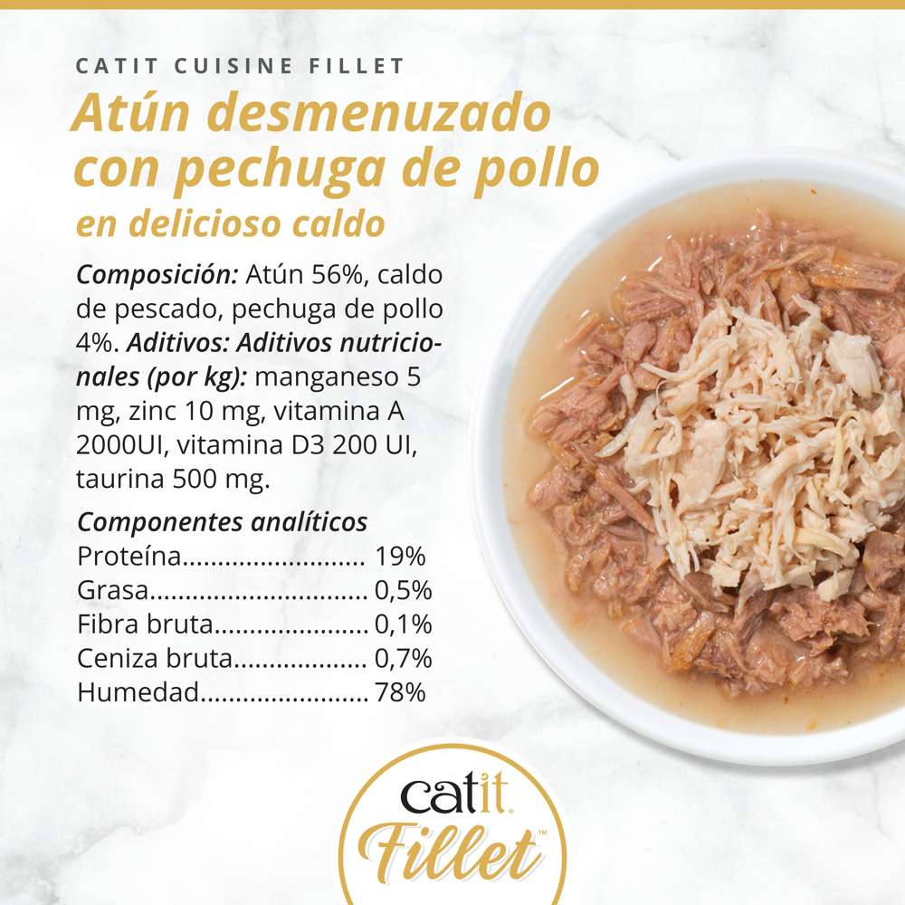 Atún desmenuzado para gatos Catit Cuisine Fillet - Image 21