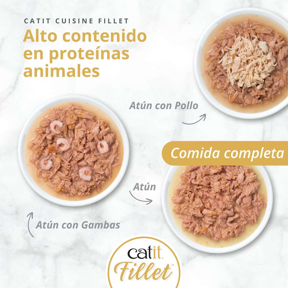 Atún desmenuzado para gatos Catit Cuisine Fillet - Image 4