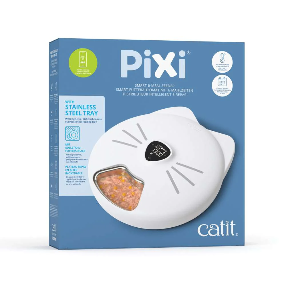 Comedero Inteligente 6 Raciones con Bandeja de Acero Inoxidable PIXI - Image 7