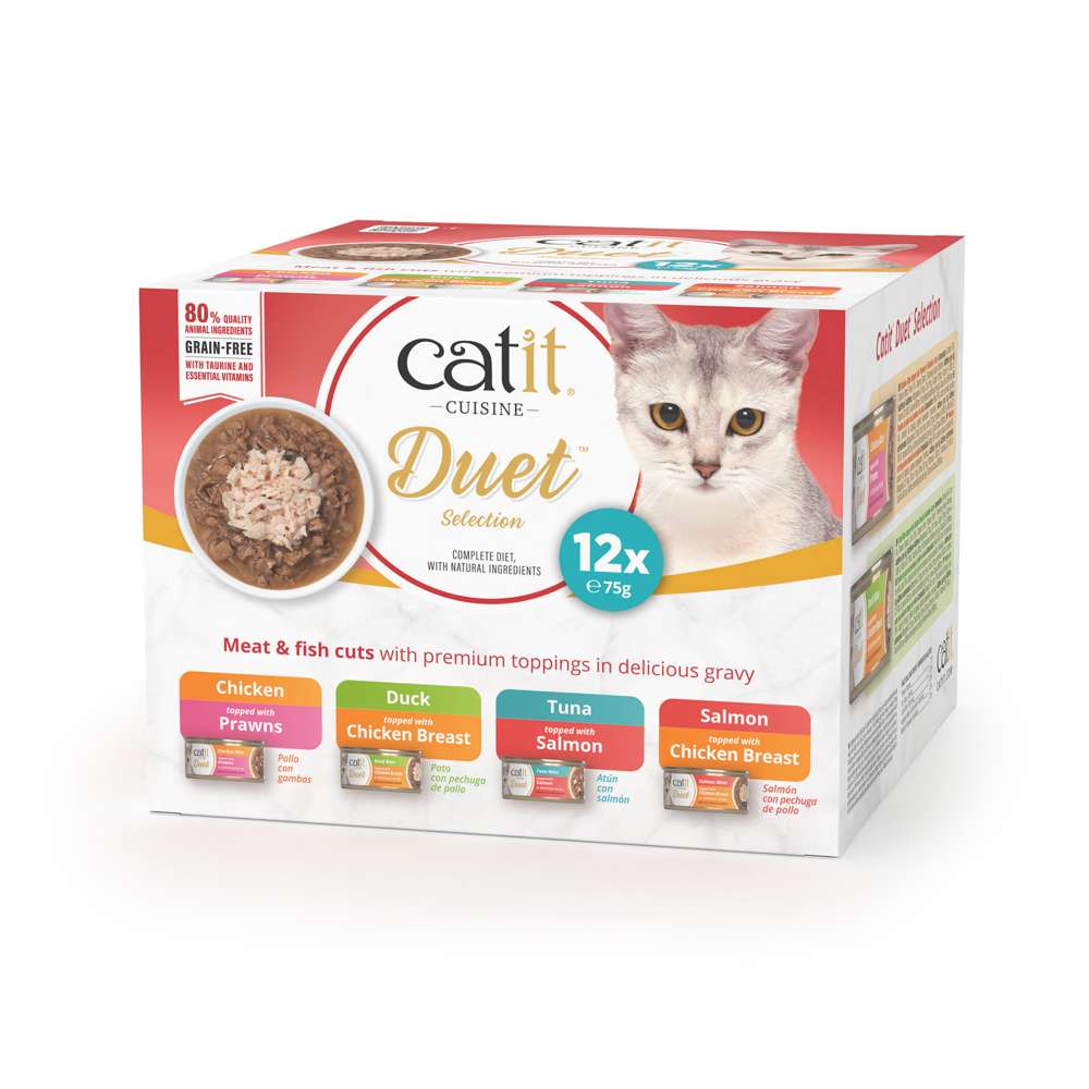 Dúo de carne con toppings para gatos Catit Cuisine Duet - Image 11