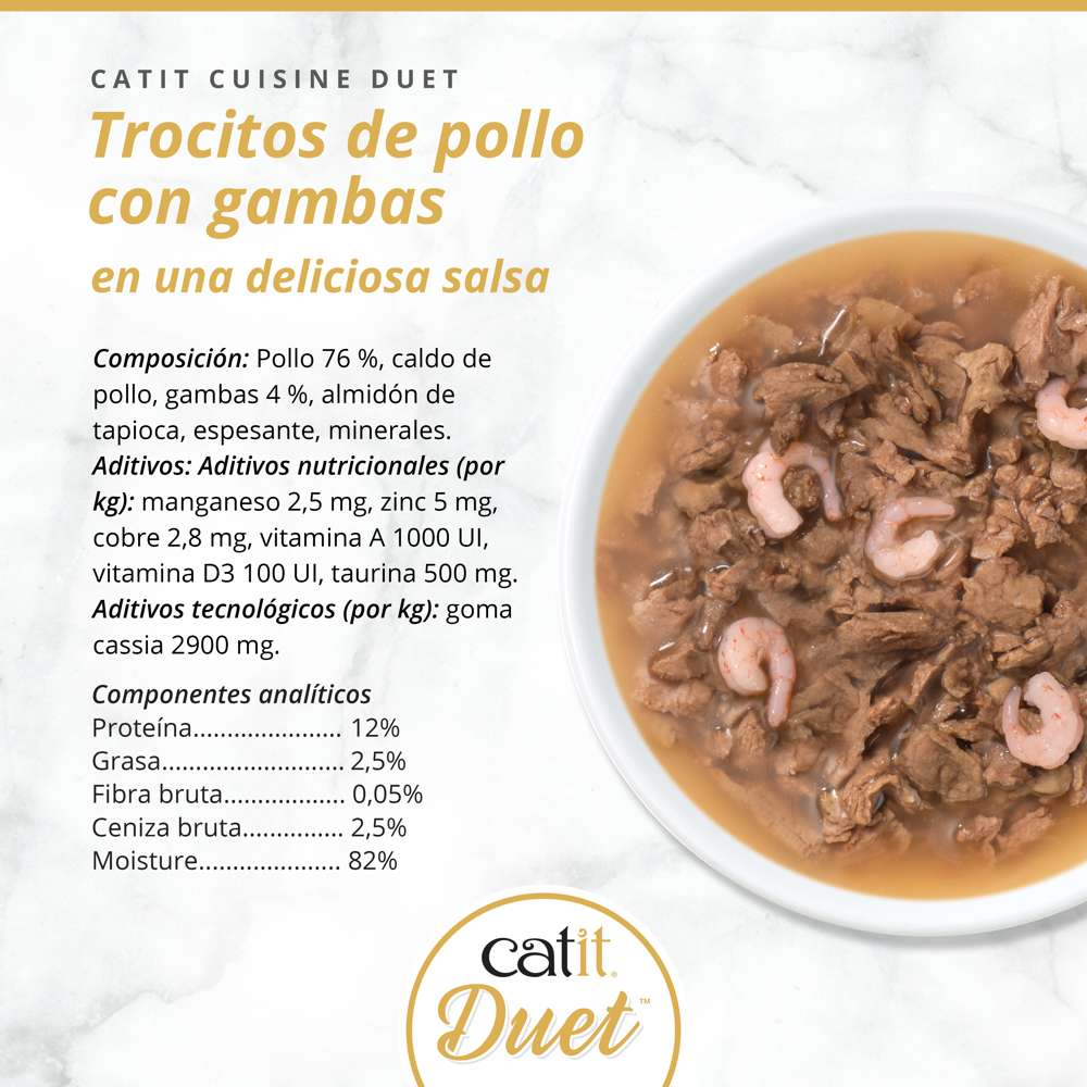 Dúo de carne con toppings para gatos Catit Cuisine Duet - Image 15