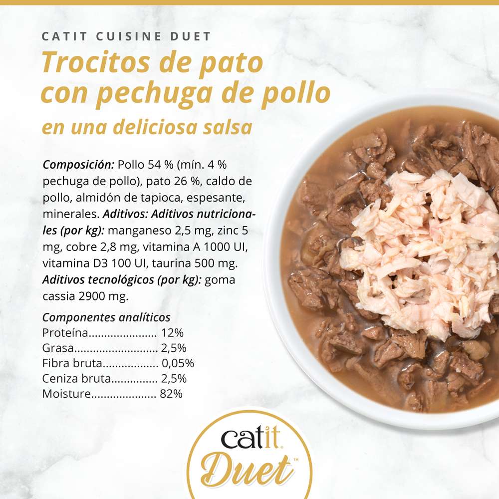 Dúo de carne con toppings para gatos Catit Cuisine Duet - Image 18