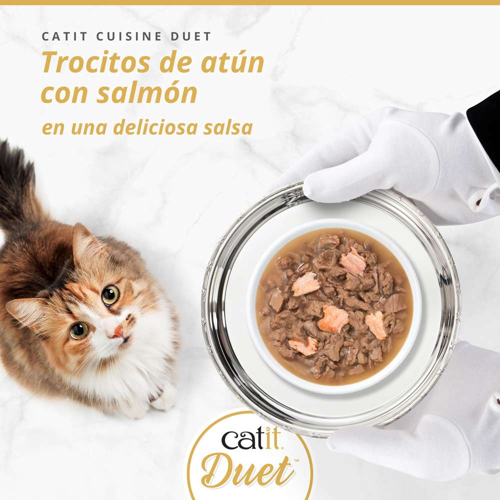 Dúo de carne con toppings para gatos Catit Cuisine Duet - Image 20