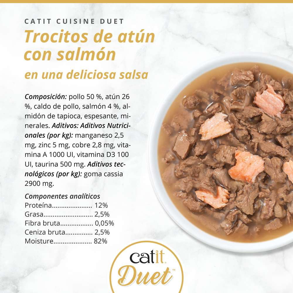 Dúo de carne con toppings para gatos Catit Cuisine Duet - Image 21