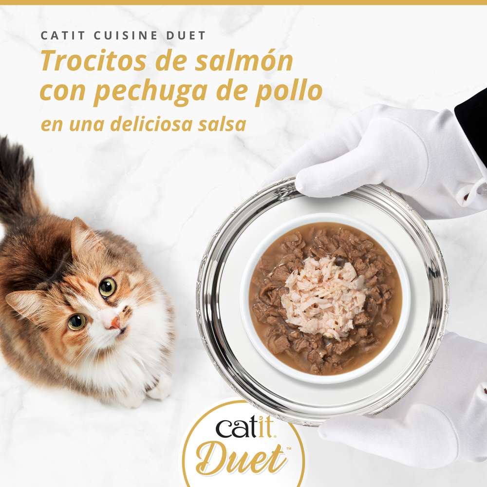 Dúo de carne con toppings para gatos Catit Cuisine Duet - Image 23