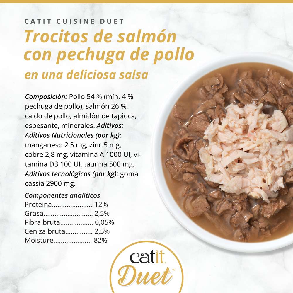Dúo de carne con toppings para gatos Catit Cuisine Duet - Image 24
