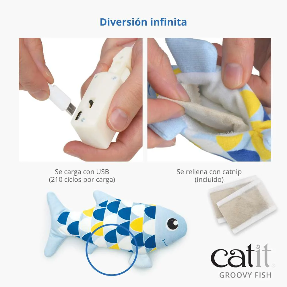 Catit Groovy Pez, Azul - Image 4