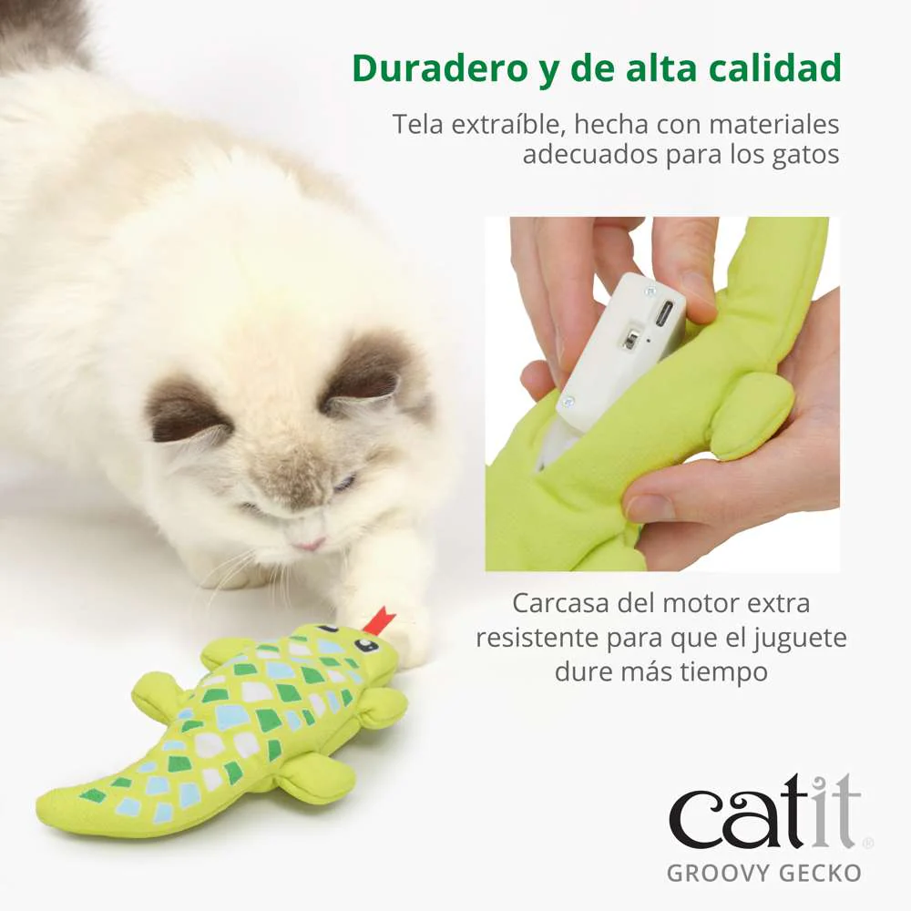 Catit Groovy Gecko, Verde - Image 5
