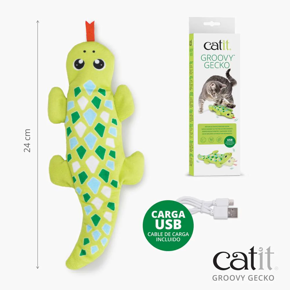 Catit Groovy Gecko, Verde - Image 6