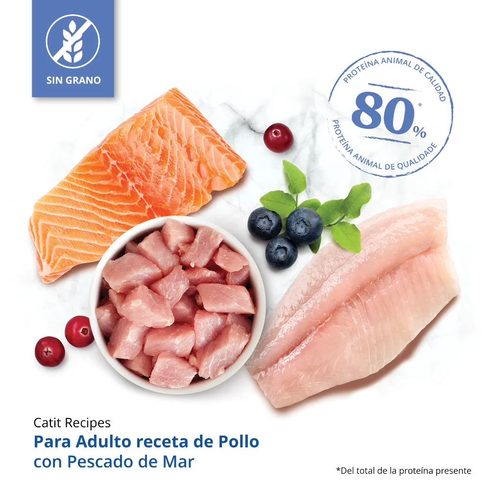 Pienso para Gatos Catit Recipes -Receta de Aves con Pescado de Mar para ADULTO - Image 11