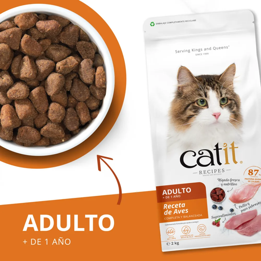Pienso para Gatos Catit Recipes -Receta de Aves para ADULTO - Image 12