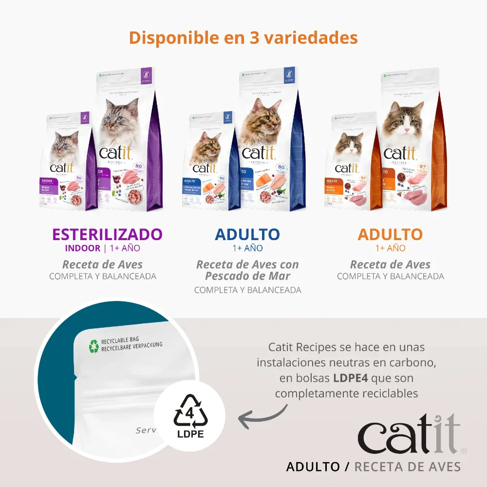 Pienso para Gatos Catit Recipes -Receta de Aves para ADULTO - Image 5