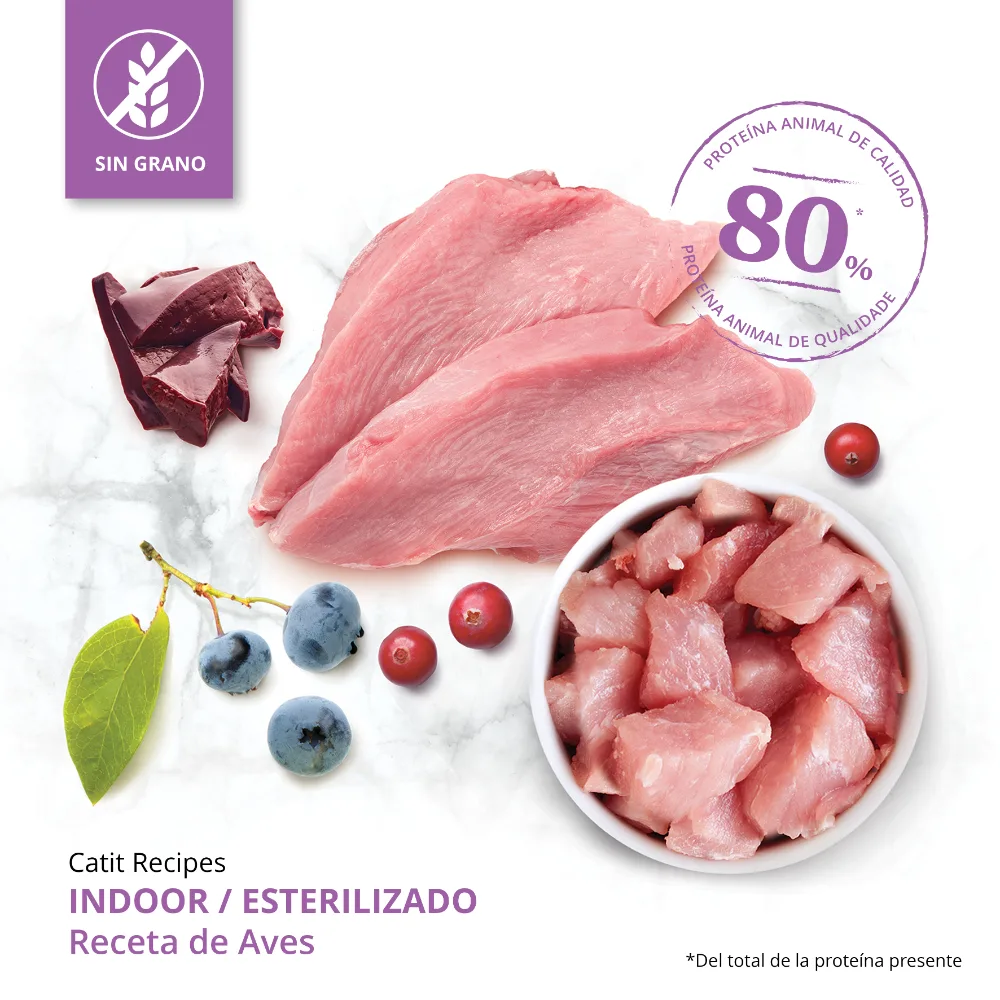 Pienso para Gatos Catit Recipes -Receta de Aves para ESTERILIZADO - Image 10