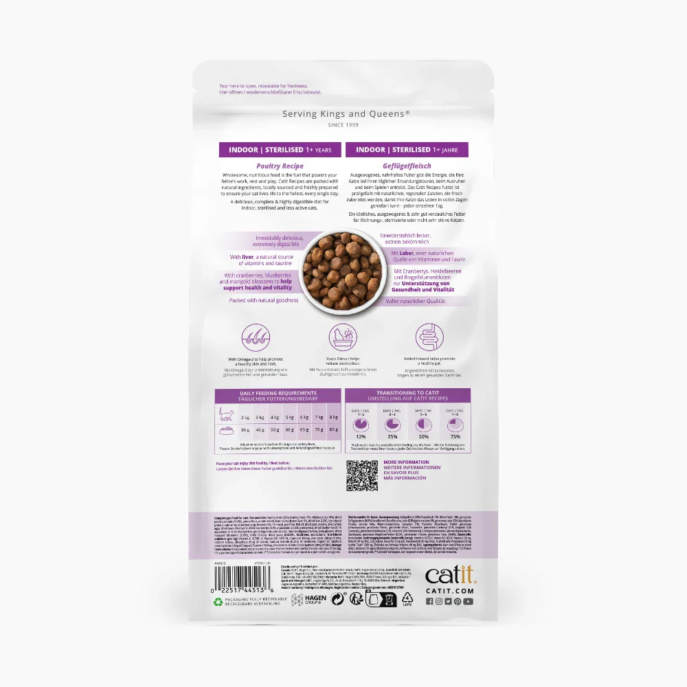 Pienso para Gatos Catit Recipes -Receta de Aves para ESTERILIZADO - Image 15