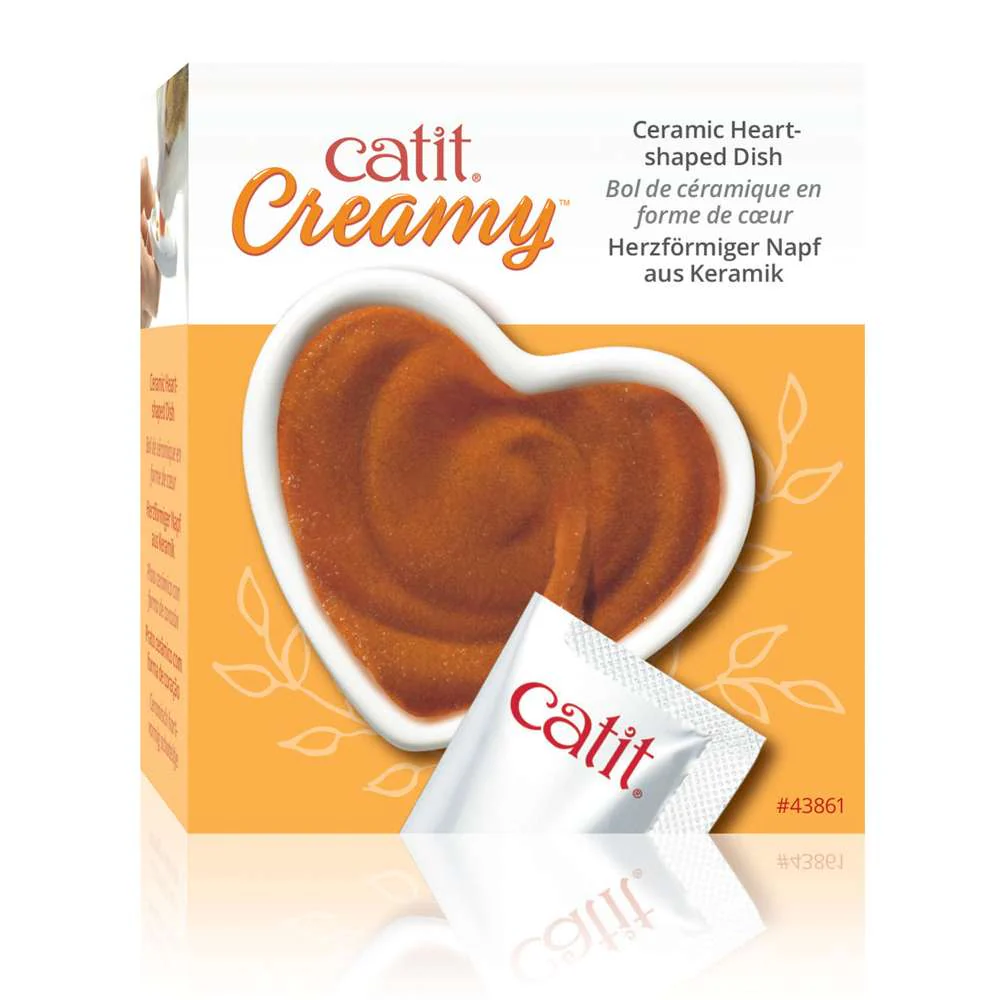 Plato de Corazón Catit Creamy - Image 3