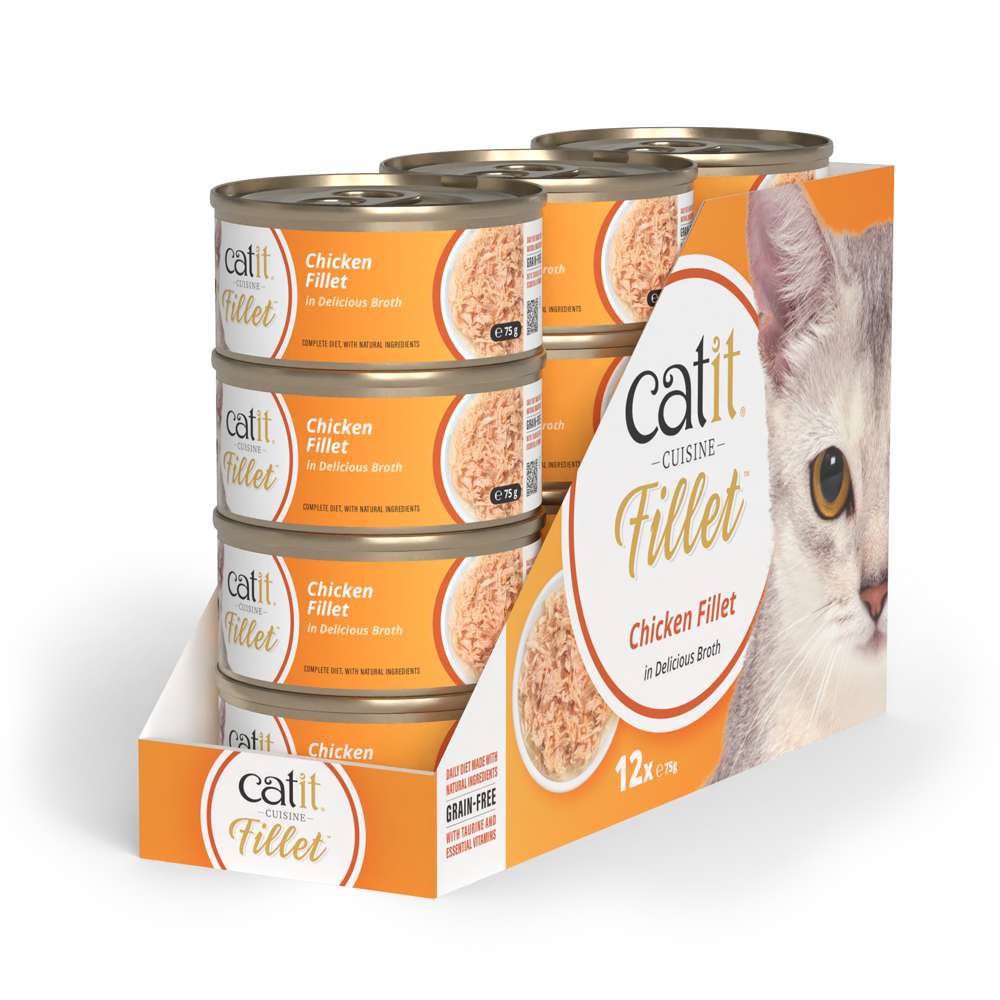 Pollo desmenuzado para gatos Catit Cuisine Fillet - Image 23