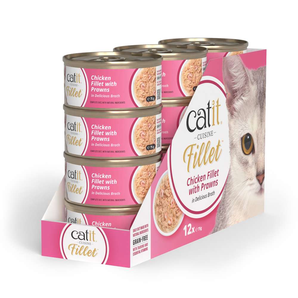 Pollo desmenuzado para gatos Catit Cuisine Fillet - Image 24