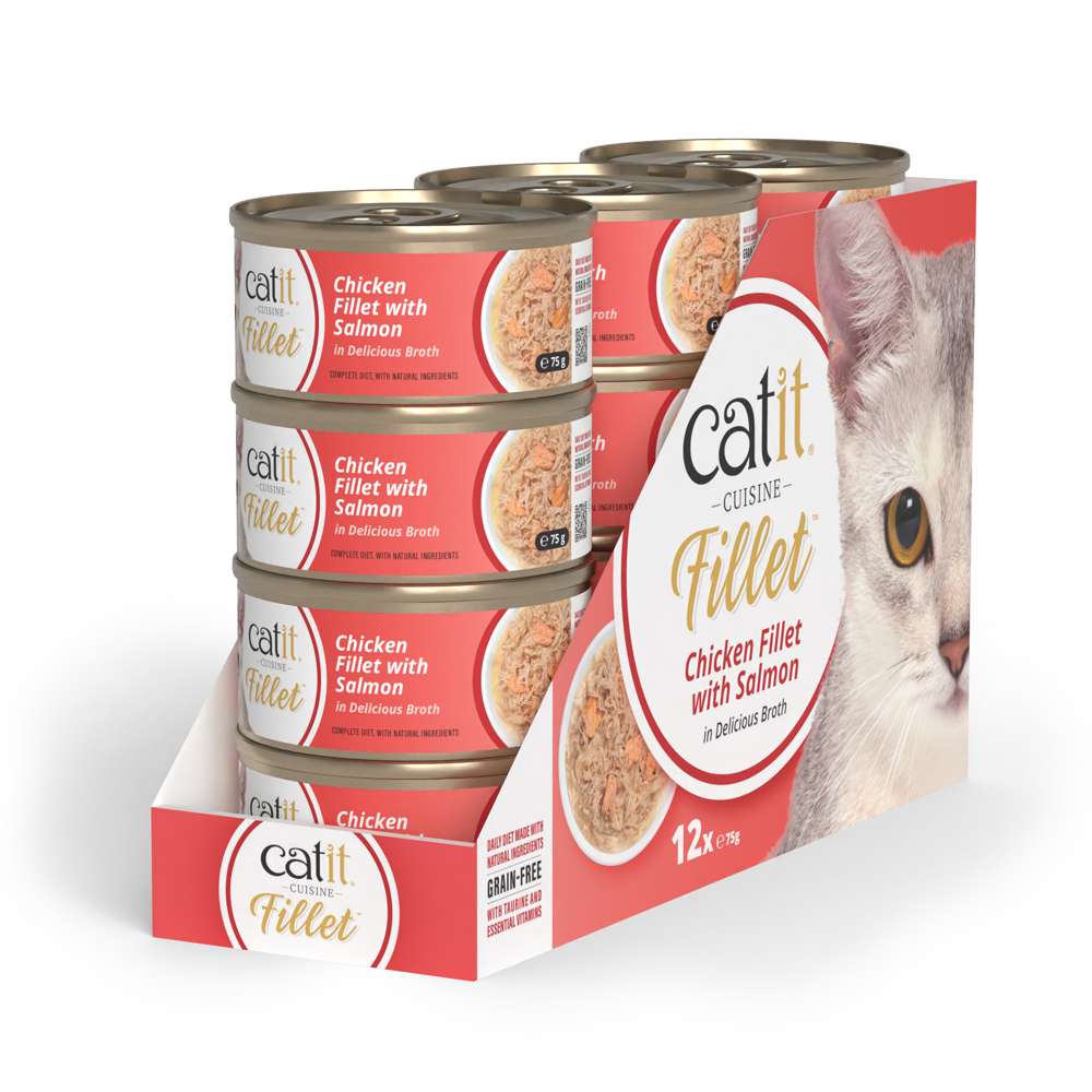 Pollo desmenuzado para gatos Catit Cuisine Fillet - Image 25