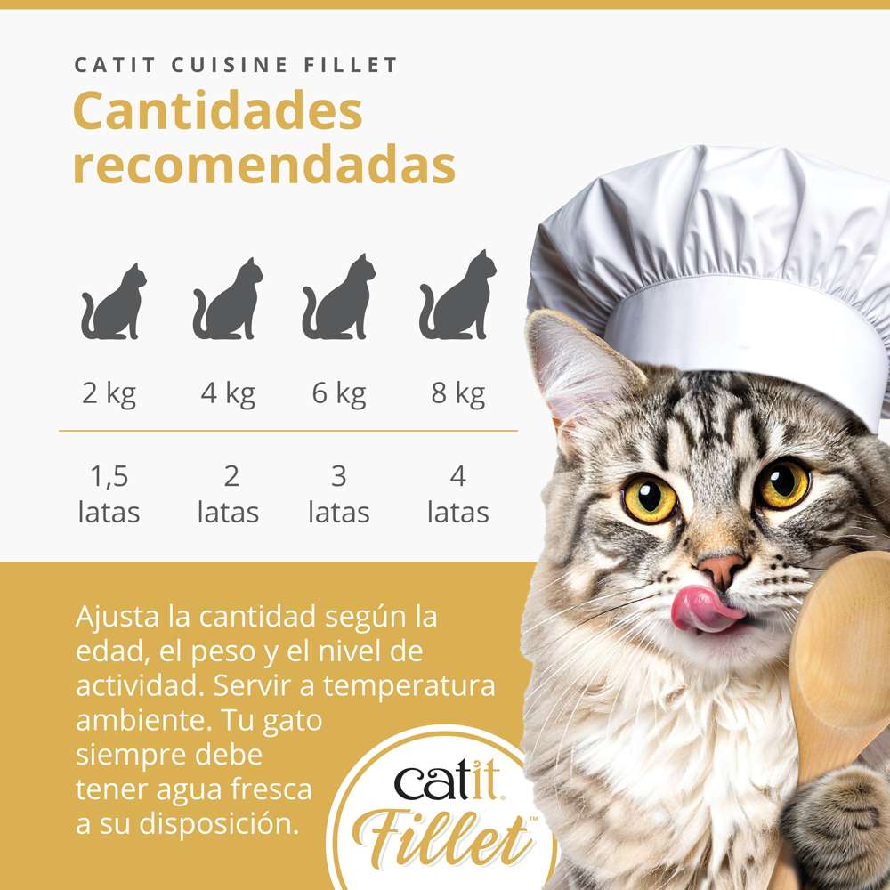 Pollo desmenuzado para gatos Catit Cuisine Fillet - Image 7