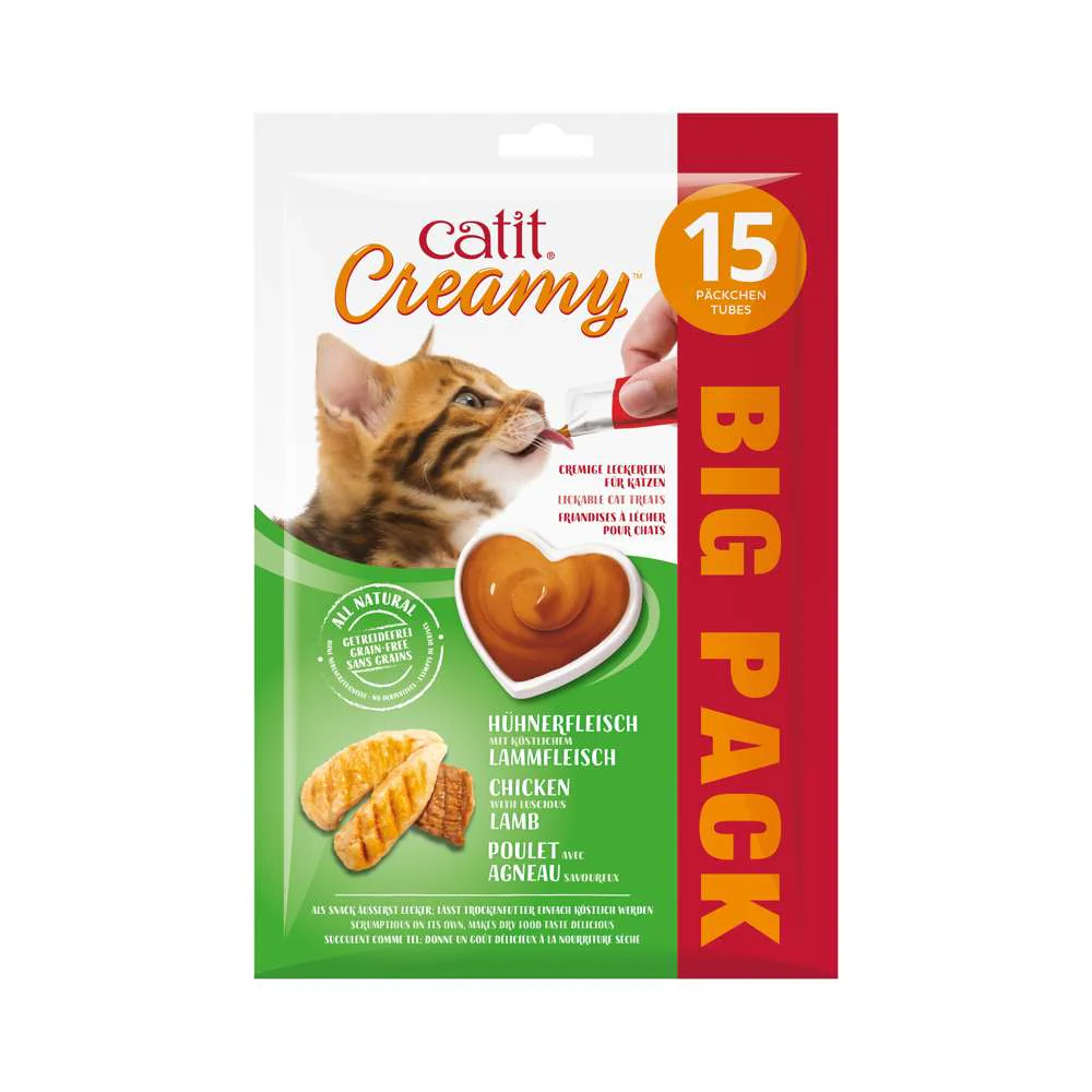 Snacks para gatos Catit Creamy – 15 Tubos - Image 3