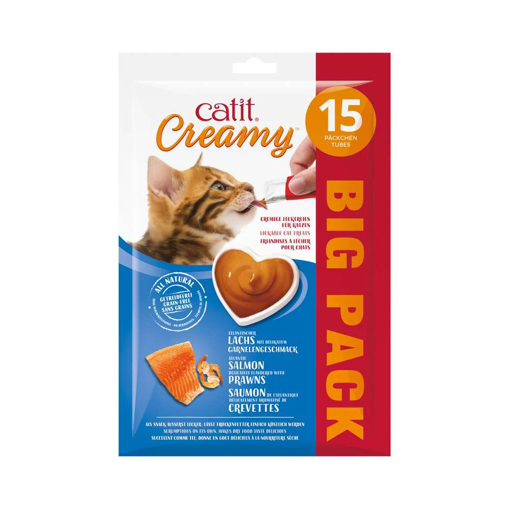 Snacks para gatos Catit Creamy – 15 Tubos - Image 4