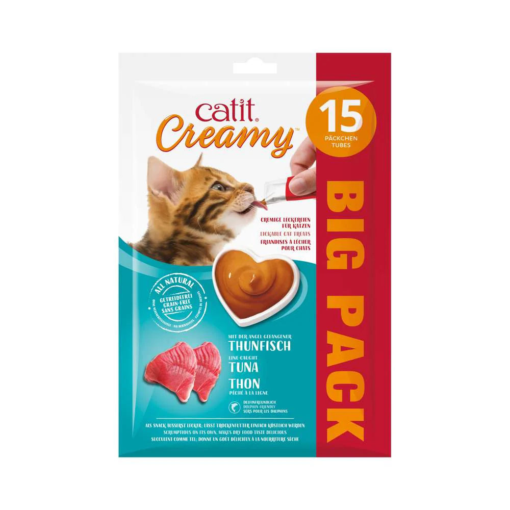 Snacks para gatos Catit Creamy – 15 Tubos - Image 5