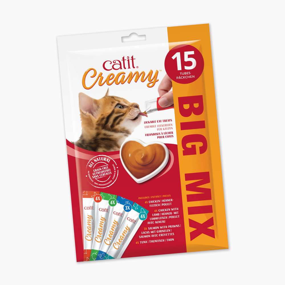 Snacks para gatos Catit Creamy – 15 Tubos - Image 6
