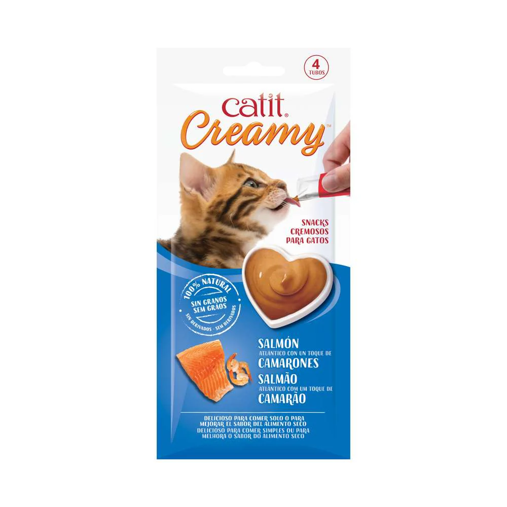 Snacks para gatos Catit Creamy – 4 Tubos - Image 14
