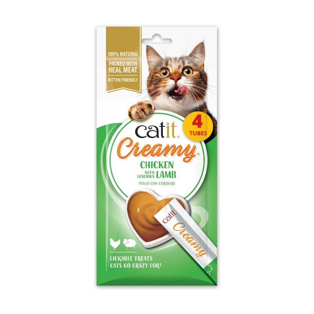 Snacks para gatos Catit Creamy – 4 Tubos - Image 18