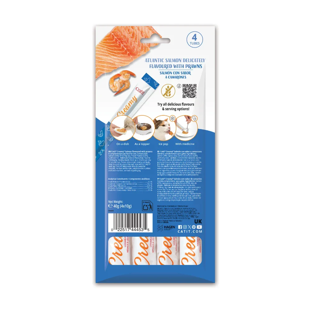 Snacks para gatos Catit Creamy – 4 Tubos - Image 21