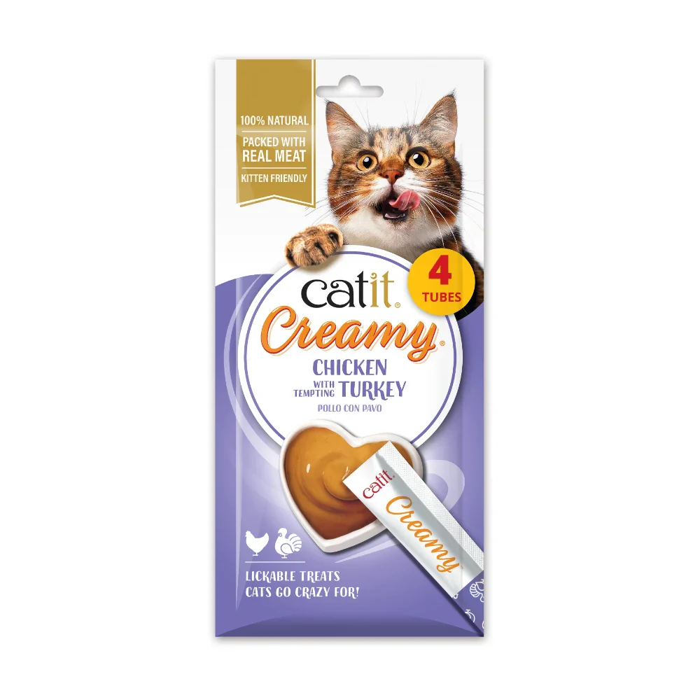 Snacks para gatos Catit Creamy – 4 Tubos - Image 24