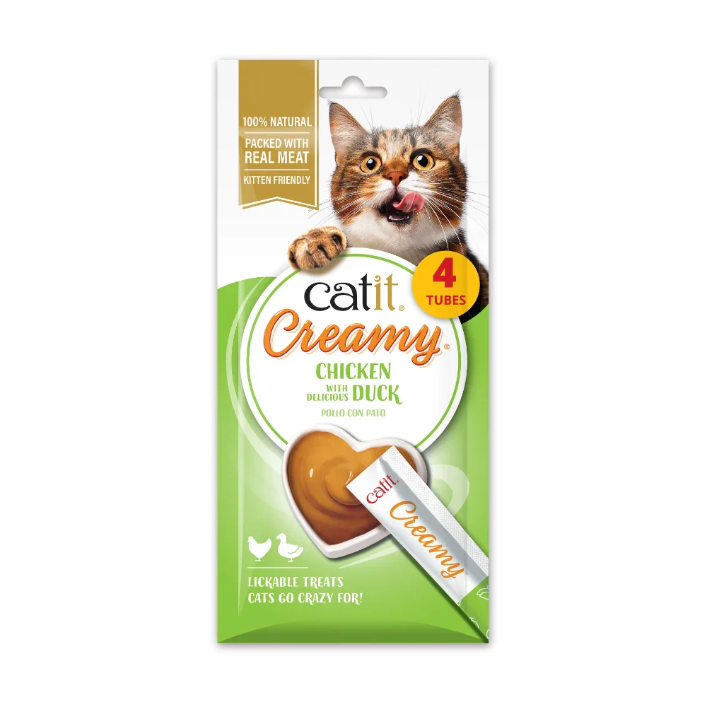 Snacks para gatos Catit Creamy – 4 Tubos - Image 26