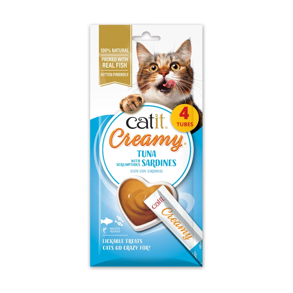 Snacks para gatos Catit Creamy – 4 Tubos - Image 28