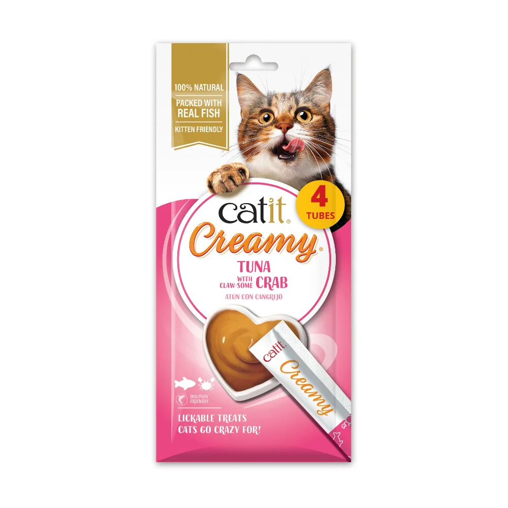 Snacks para gatos Catit Creamy – 4 Tubos - Image 30