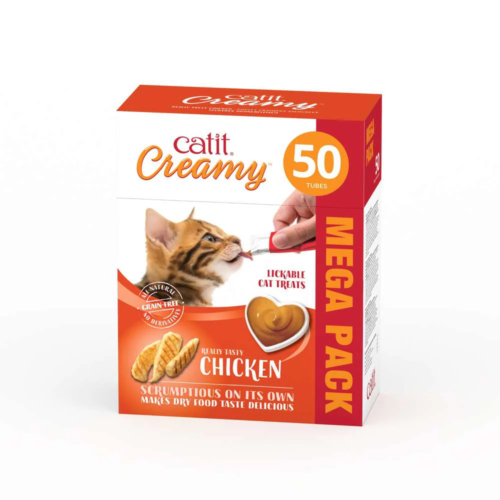 Snacks para gatos Catit Creamy – 50 Tubos - Image 13