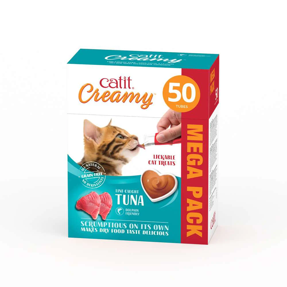 Snacks para gatos Catit Creamy – 50 Tubos - Image 16