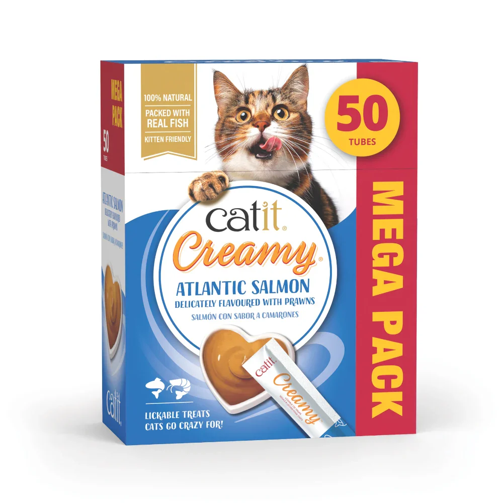 Snacks para gatos Catit Creamy – 50 Tubos - Image 20