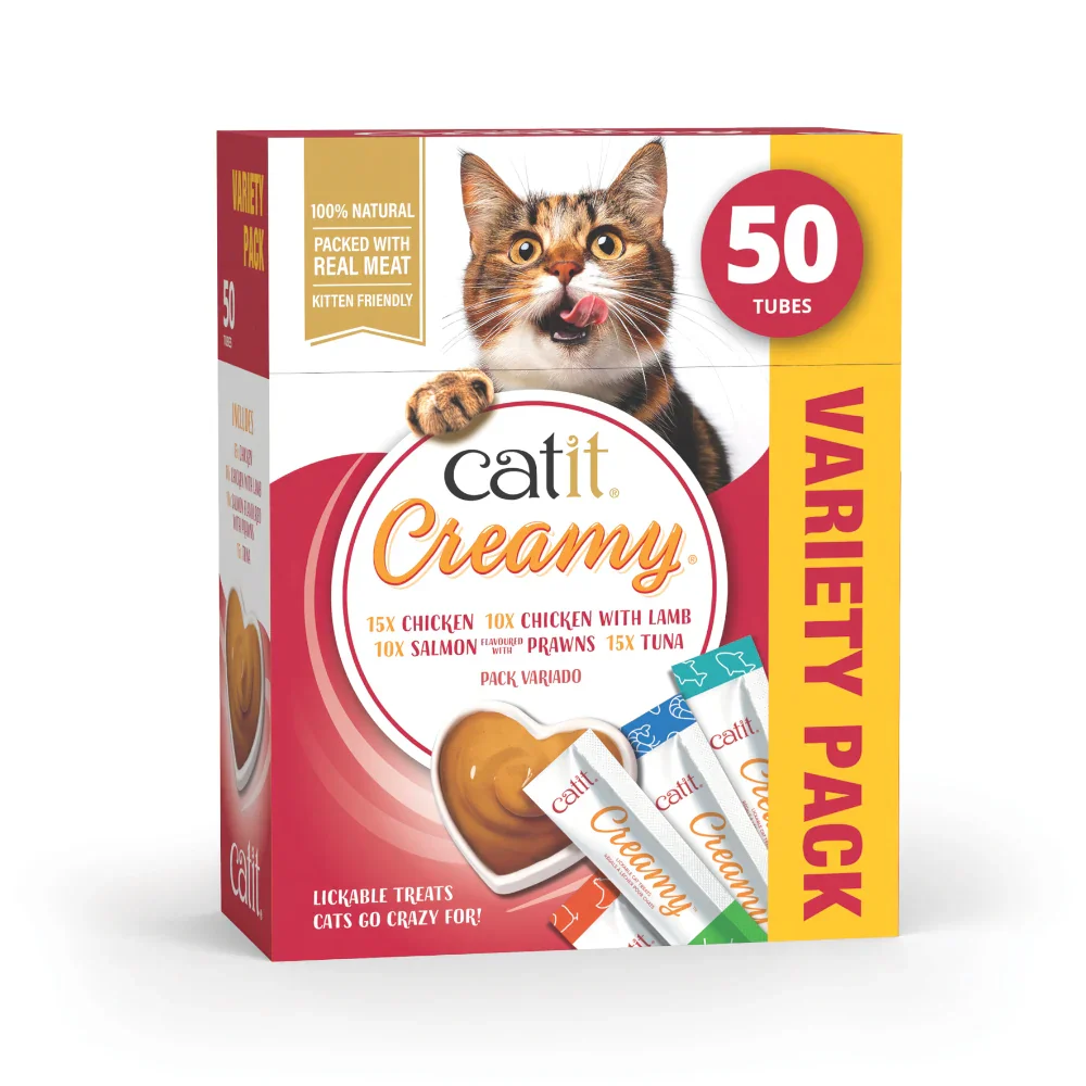 Snacks para gatos Catit Creamy – 50 Tubos - Image 21