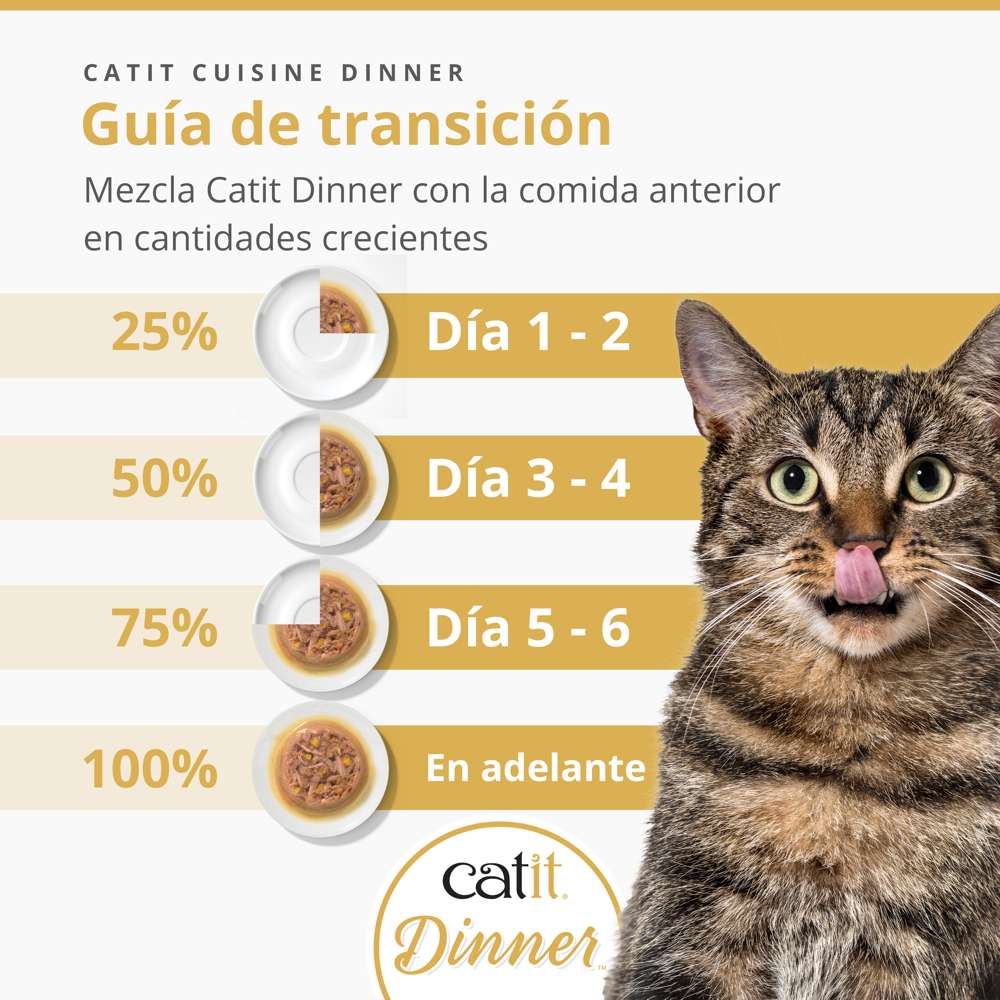 Tarrina de doble capa para gatos Catit Cuisine Dinner - Pack variado de 12 - Image 9