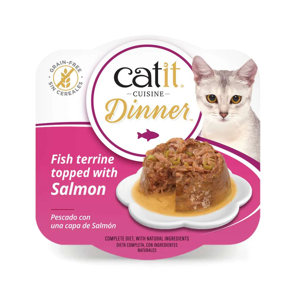 Tarrina de pescado de doble capa para gatos Catit Cuisine Dinner - Image 11