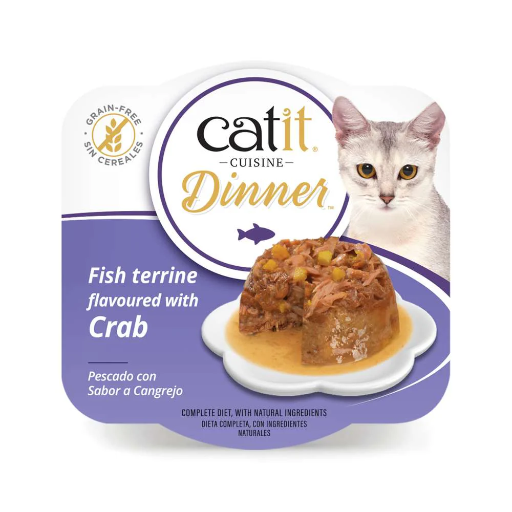 Tarrina de pescado de doble capa para gatos Catit Cuisine Dinner - Image 18
