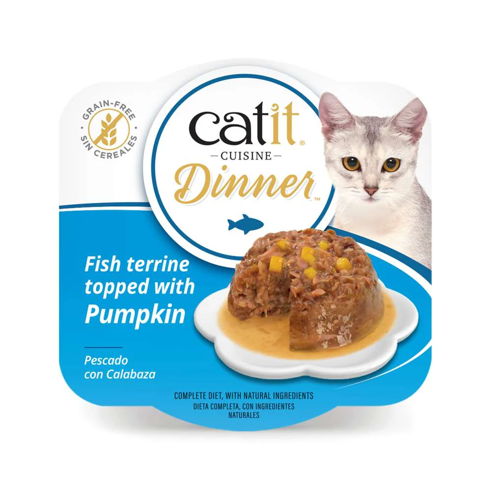 Tarrina de pescado de doble capa para gatos Catit Cuisine Dinner - Image 23