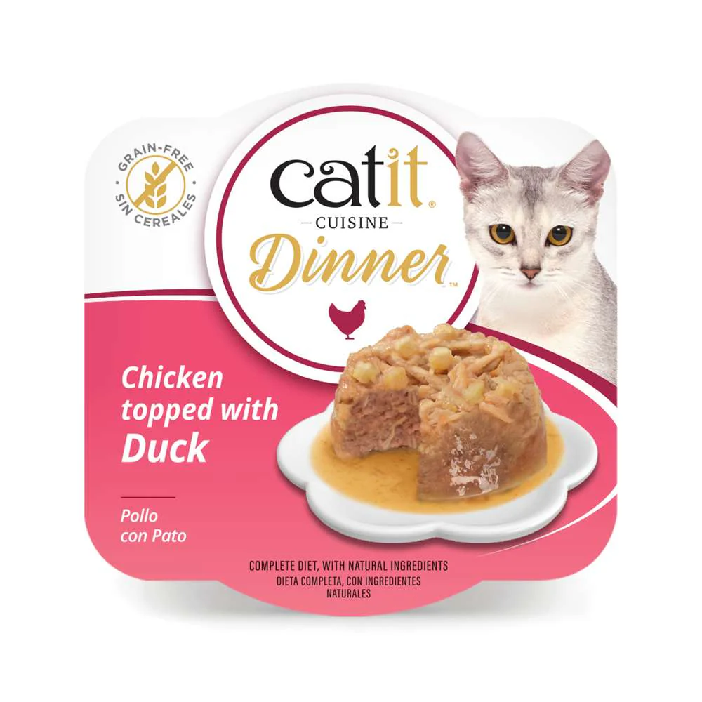 Tarrina de pollo de doble capa para gatos Catit Cuisine Dinner - Image 12