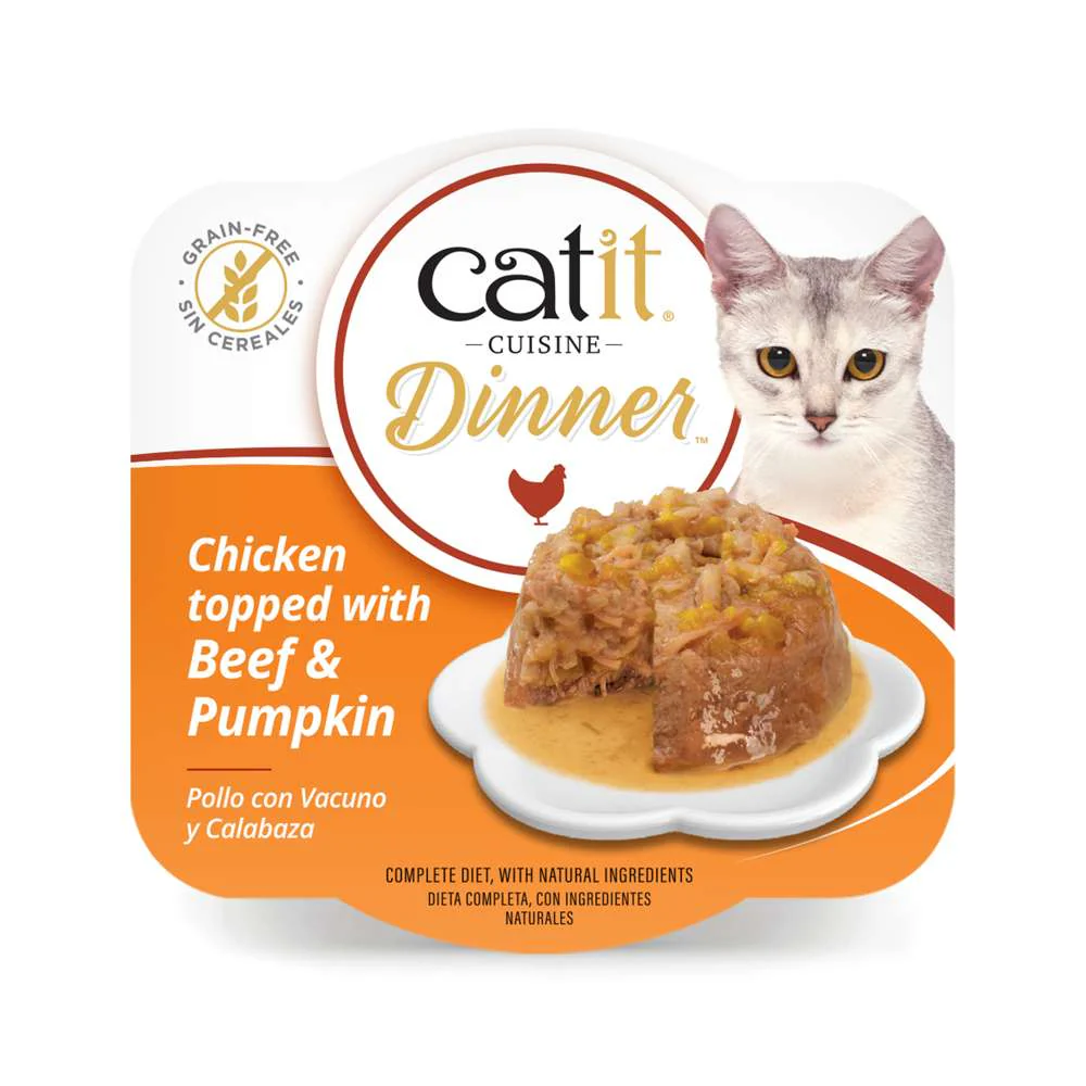 Tarrina de pollo de doble capa para gatos Catit Cuisine Dinner - Image 19